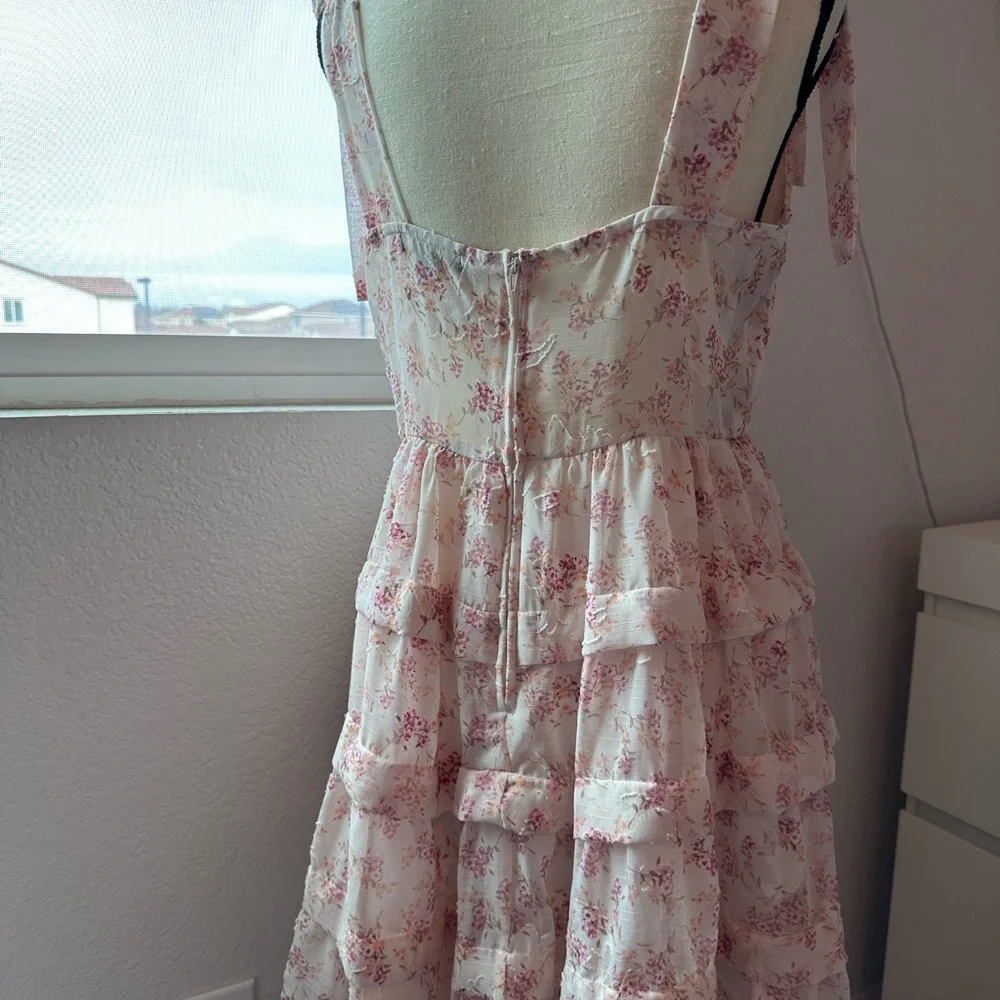 Trixxi Floral Juniors Mini Dress - Picture 7 of 9
